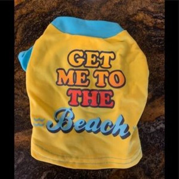 🛍3/$20
DOG get me to the beach T-shirt swimwear size XS - Picture 2 of 8